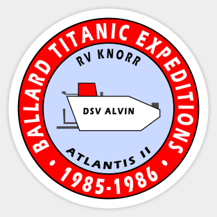 Ballard Titanic Expeditions Sticker